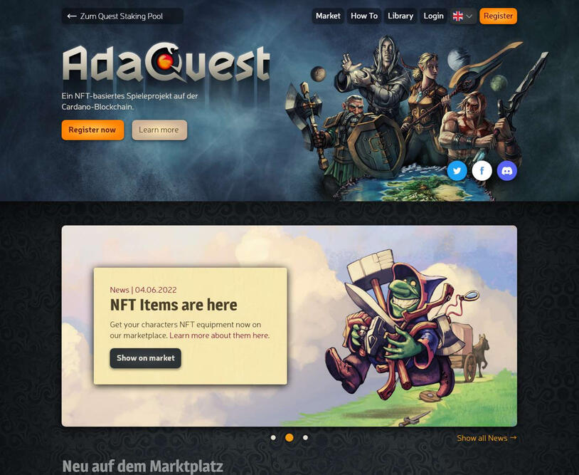 AdaQuest Website