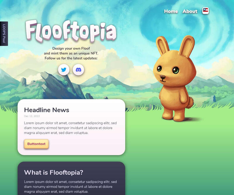 Flooftopia Webdesign